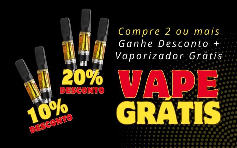 Compre 2 cartuchos e Ganhe 1 Vape + 10% de desconto ou mais